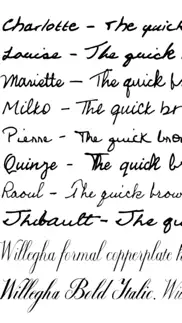 handwriting fonts mobile iphone screenshot 3