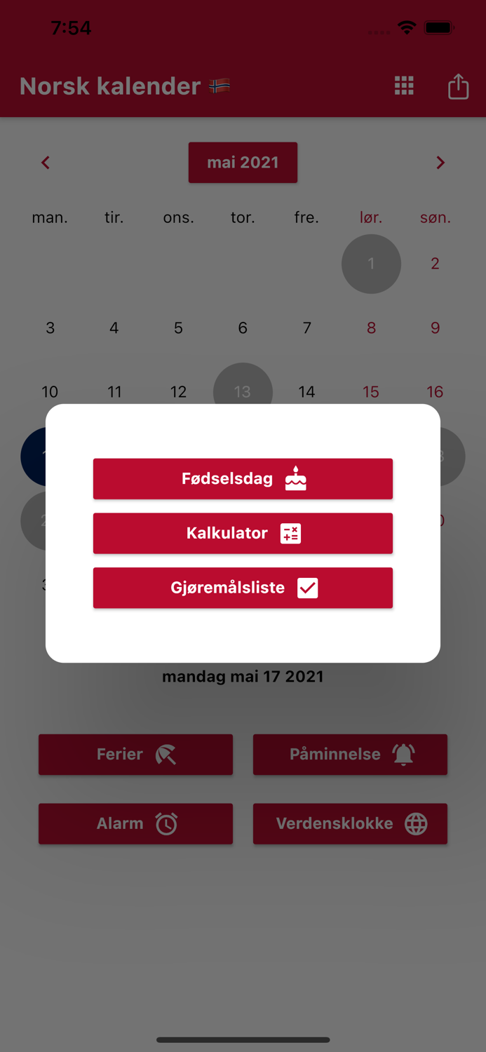 Norsk Kalender 2024