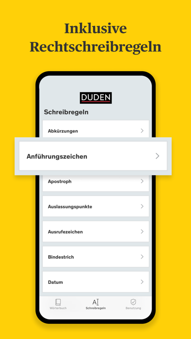 Duden Rechtschreibung 2020 Screenshot