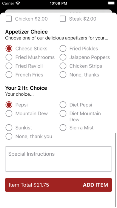 Casa Mia PIZZERIA Screenshot