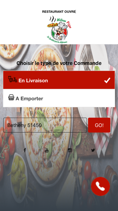 MILANO PIZZA Reims Screenshot