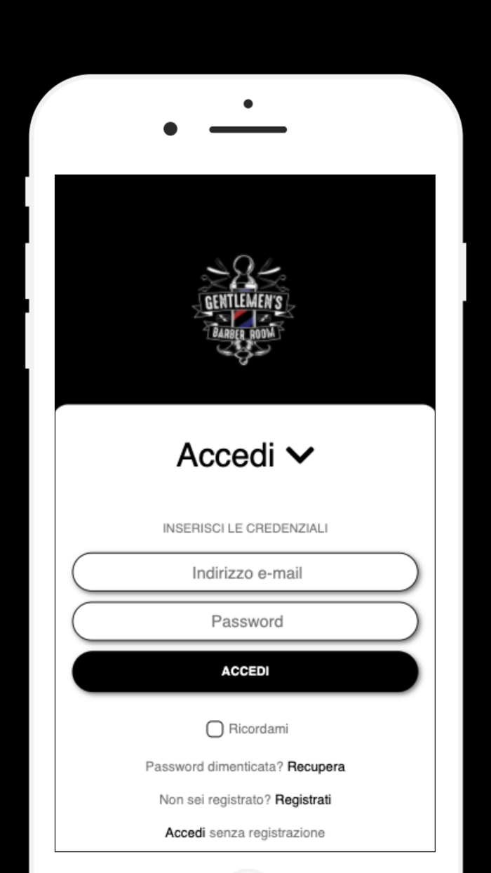 Gentlemens Barber Room