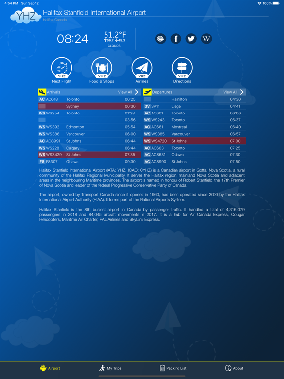 Halifax Airport Info + Radarのおすすめ画像1