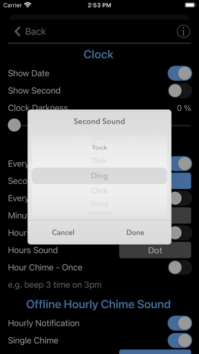 Chime Clock Screenshot