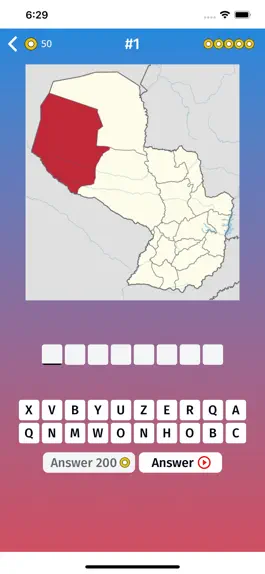 Game screenshot Paraguay: Departments Map Quiz mod apk