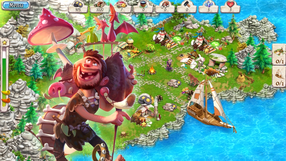 #5. Cavemen Tales (macOS) Bởi: Fortune Cookie d.o.o.