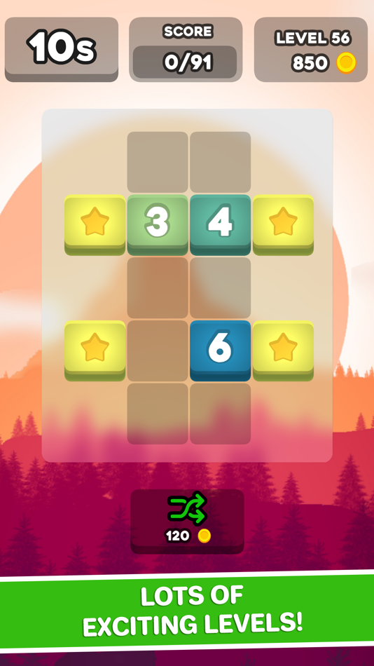 #4. Merge 10 - Brain Puzzle (iOS) 게시자: Yvan Taurines