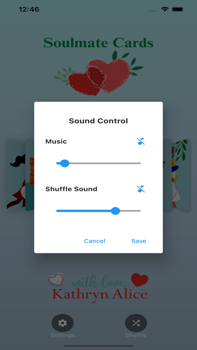 Kathryn Alice - Soulmate Cards Screenshot