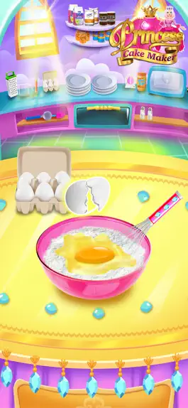 Game screenshot Rainbow Princess Cake Maker apk