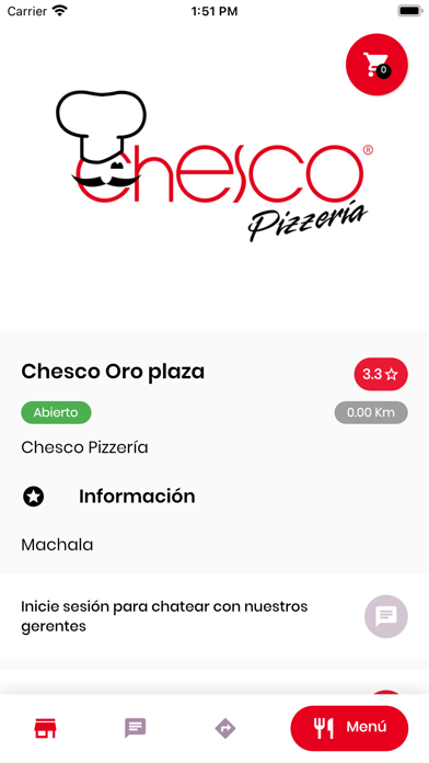 Chesco Pizzería Screenshot