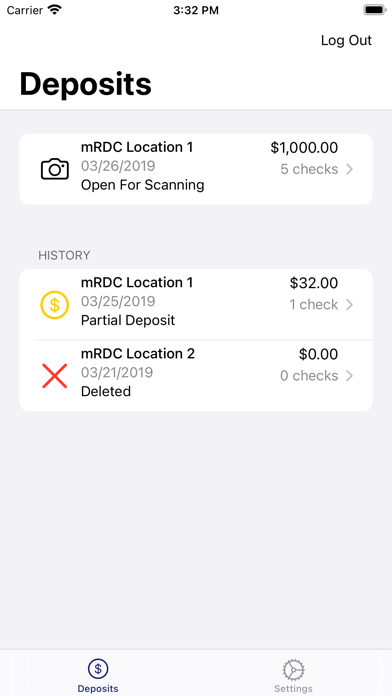 Mobile Remote Deposit Complete Screenshot