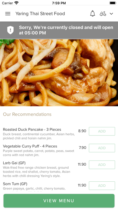 Yaring Thai Street Food Screenshot