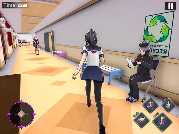 Anime Bad Girl School Life Sim