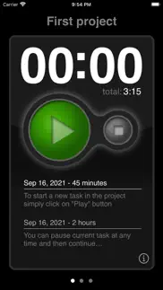 task tracker lite iPhone Captures Décran 1