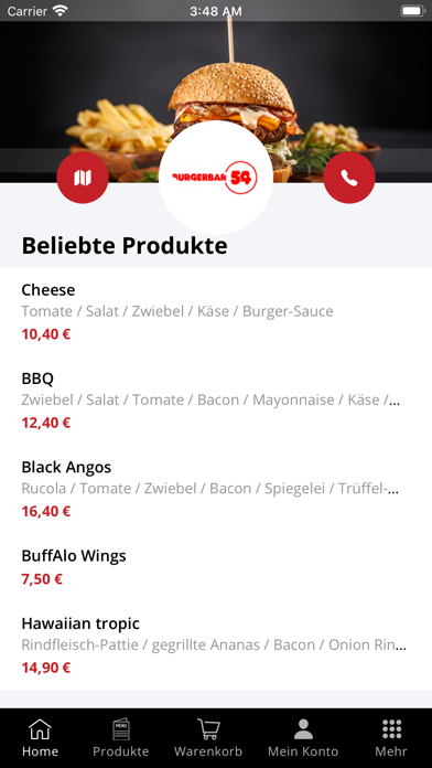 BurgerBar 54 Screenshot