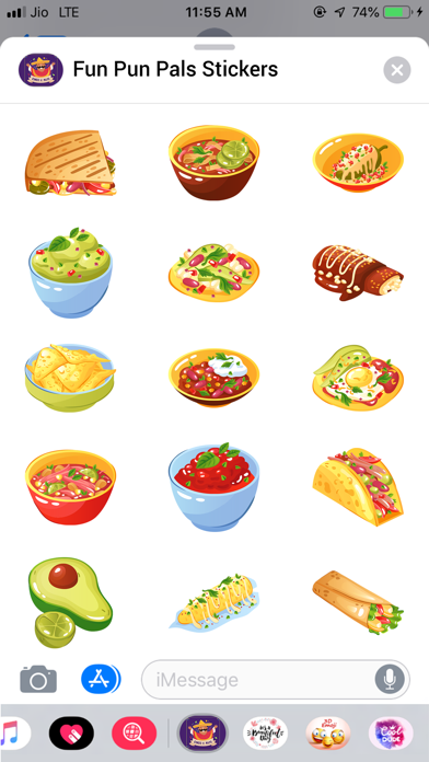 Fun Pun Pals Stickers Screenshot