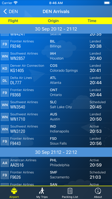 Screenshot #2 pour Denver Airport (DEN) + Radar