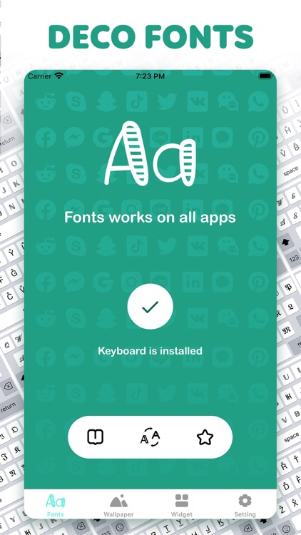 Deco Fonts - Font Art keyboard screenshot-0