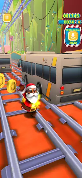 Game screenshot Santa Christmas Runner Sim 3D mod apk