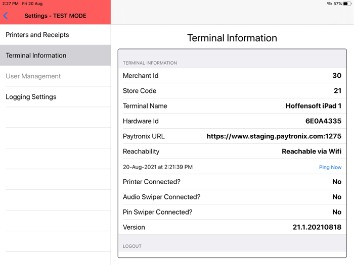 Paytronix Merchant Processor