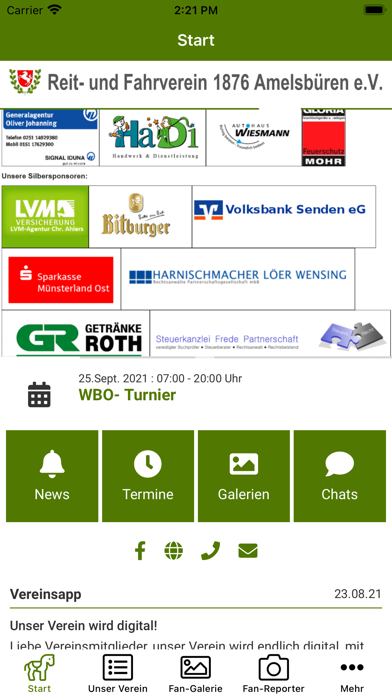 Reitverein 1876 Amelsbüren Screenshot