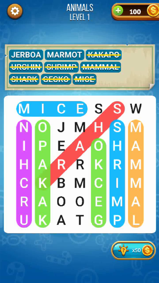 #5. Word Search: Best Puzzle Game (iOS) By: Phan Lao Kim