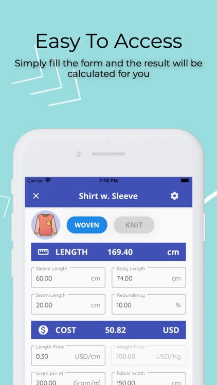 EvoKit Garment Calculator screenshot-6