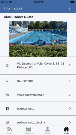 Game screenshot Padova nuoto apk