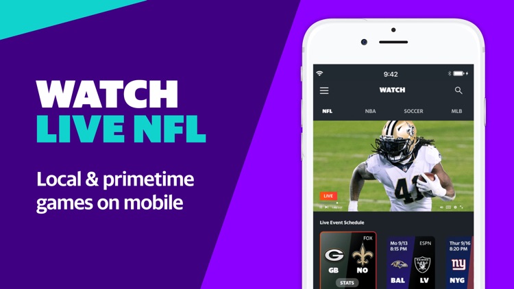 Yahoo Sports: watch NFL games screenshot-0