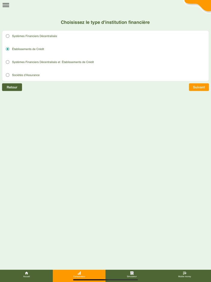 Comparateur financier