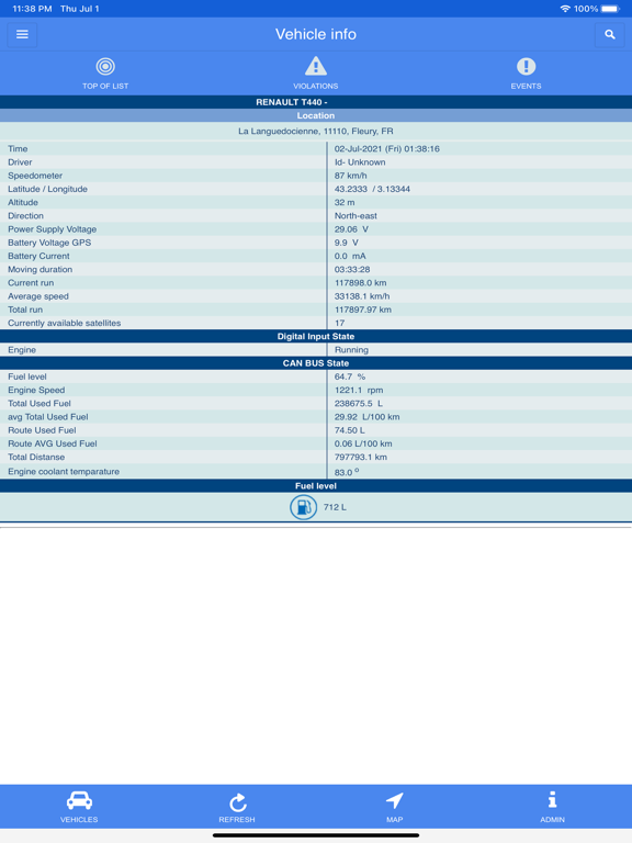 Screenshot #6 pour GPS RAPAS