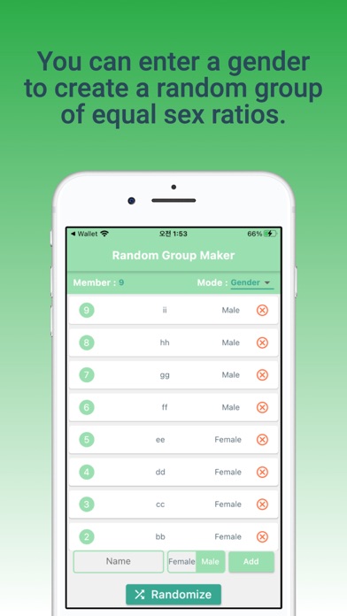 Random Group Maker Screenshot