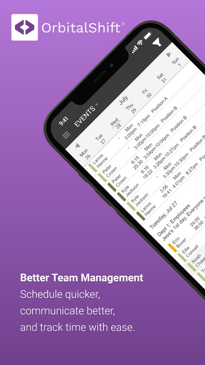OrbitalShift Team Manager App