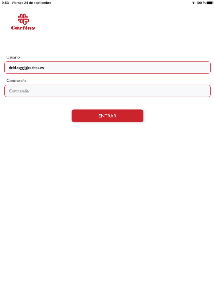 Cáritas. Gestión de Agentes