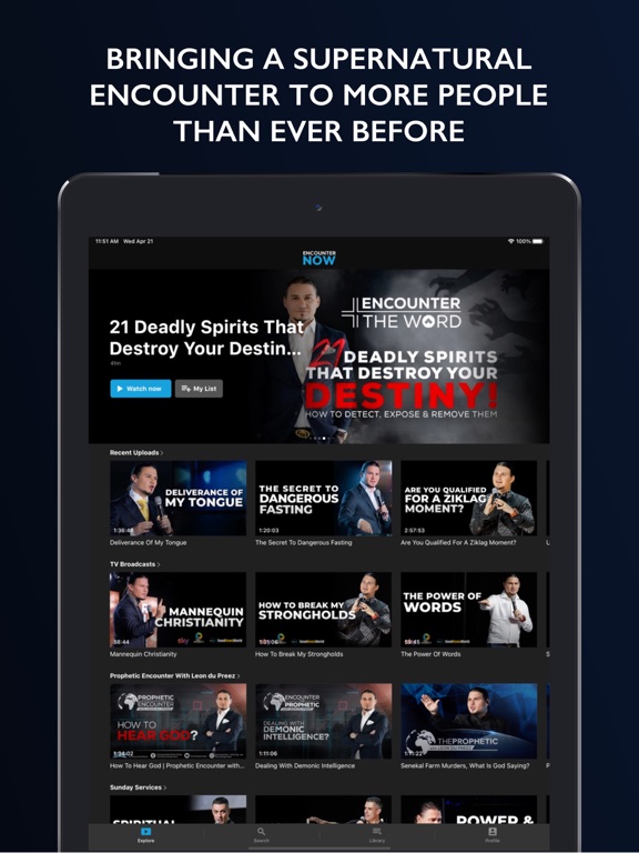 Screenshot #5 pour EncounterNOW Channel