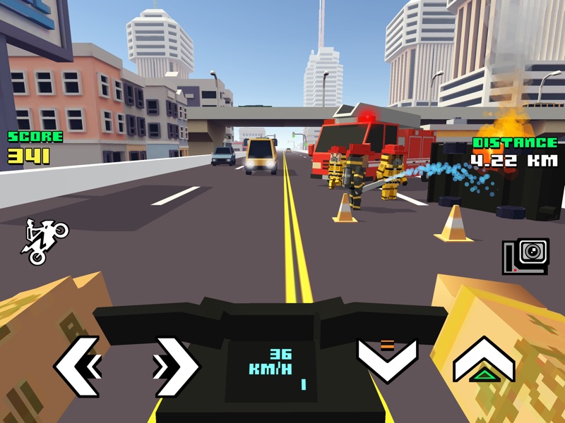 Blocky Moto Racing screenshot 11