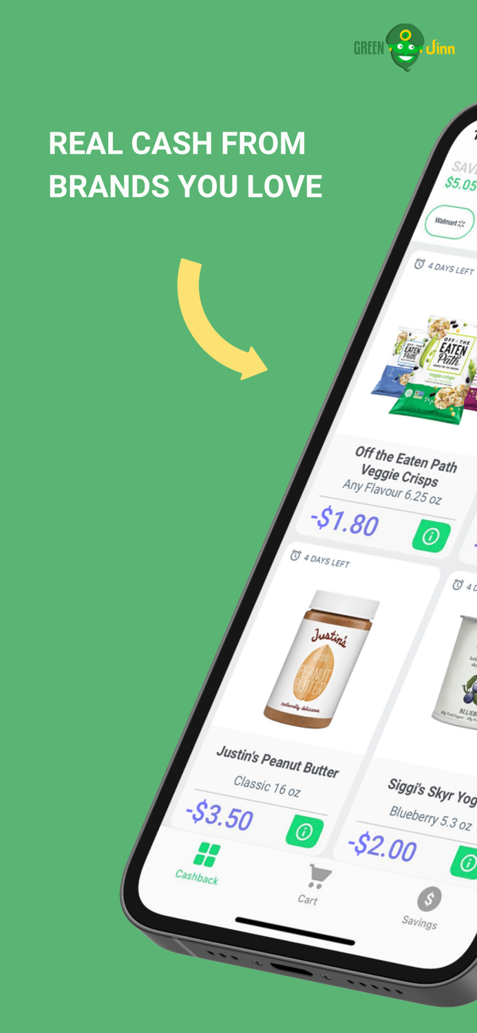GreenJinn Cashback App