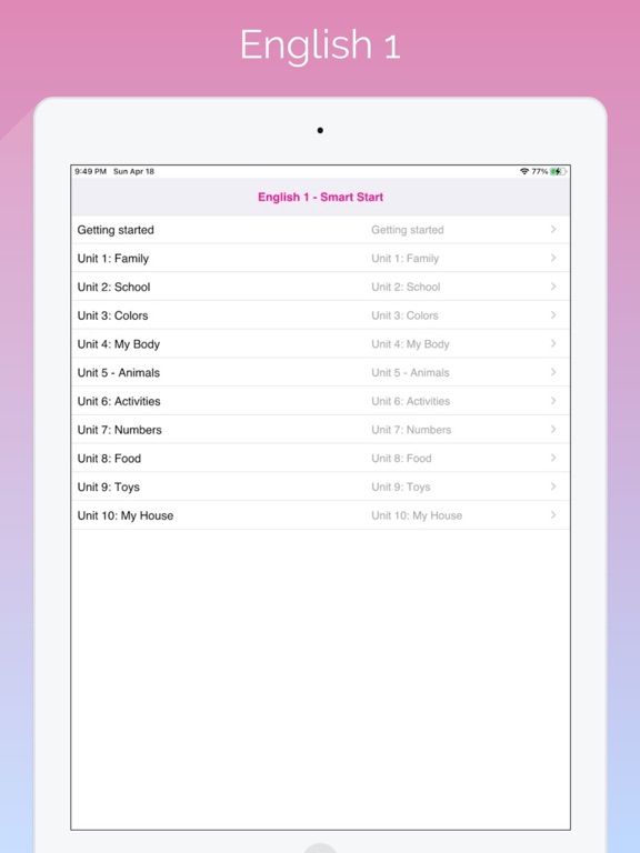 Screenshot #4 pour English 1 Smart Start