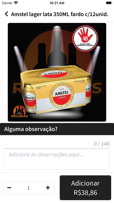 Adega Recaídas Screenshot 2 - AppWisp.com Adega Recaídas Screenshot 2 - AppWisp.com