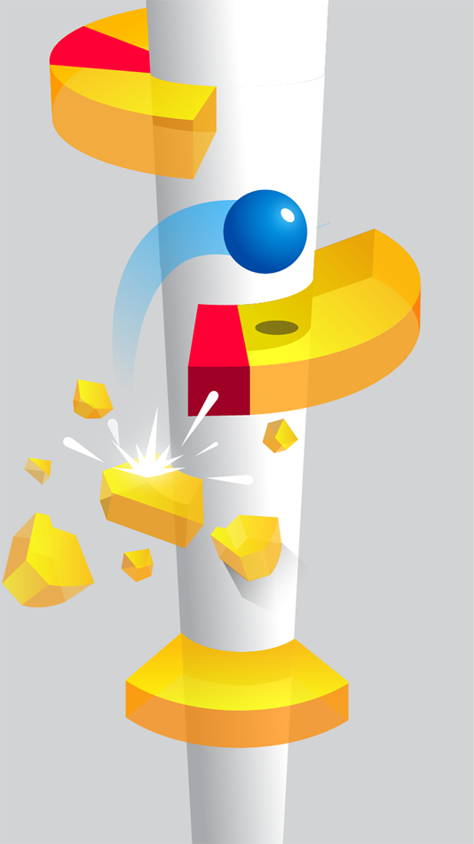 #2. Helix Bounce 3D (iOS) 由: FUNZILLA VIET NAM COMPANY LIMITED