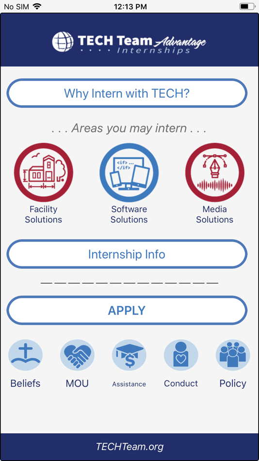 #1. Tech Intern Info (iOS) Tekijänä: Missionary TECH Team
