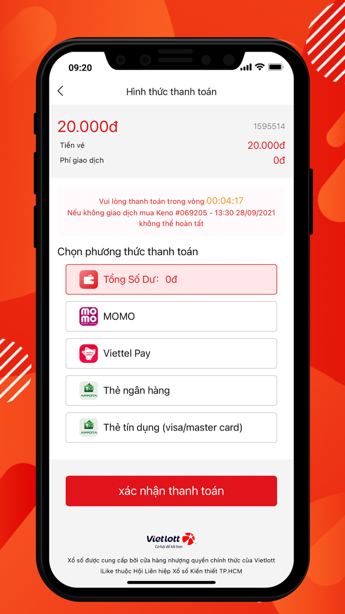 Lucky100-Vietlott Online vé số