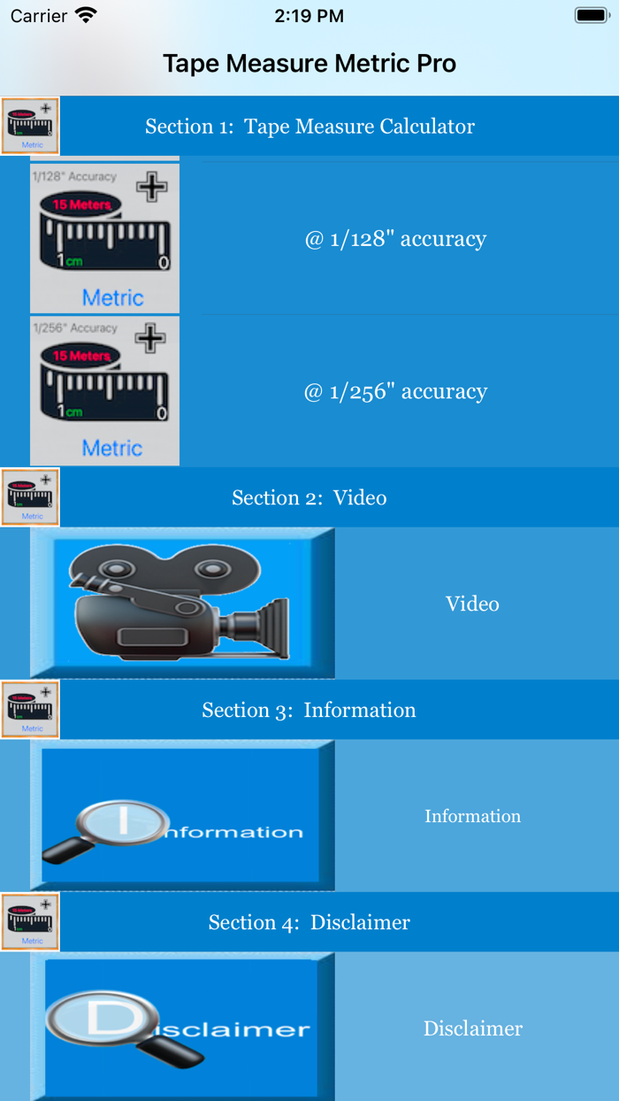 Tape Measure Metric Pro Cal