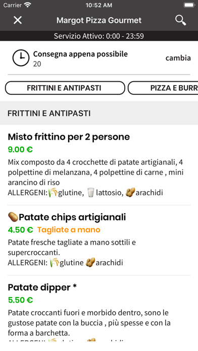 Margot Pizza Gourmet Lecce Screenshot