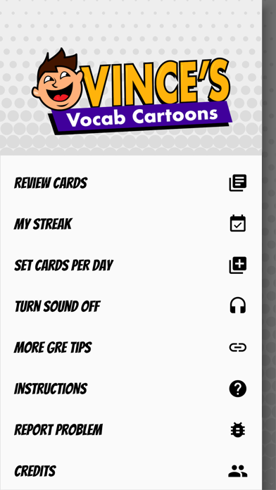 GRE Vocabulary Cartoons Screenshot