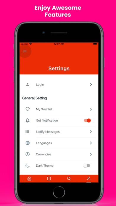 FirstWire Restaurant Guide Screenshot