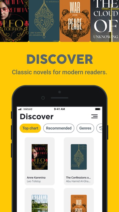 Inktold - classic audiobooks Screenshot