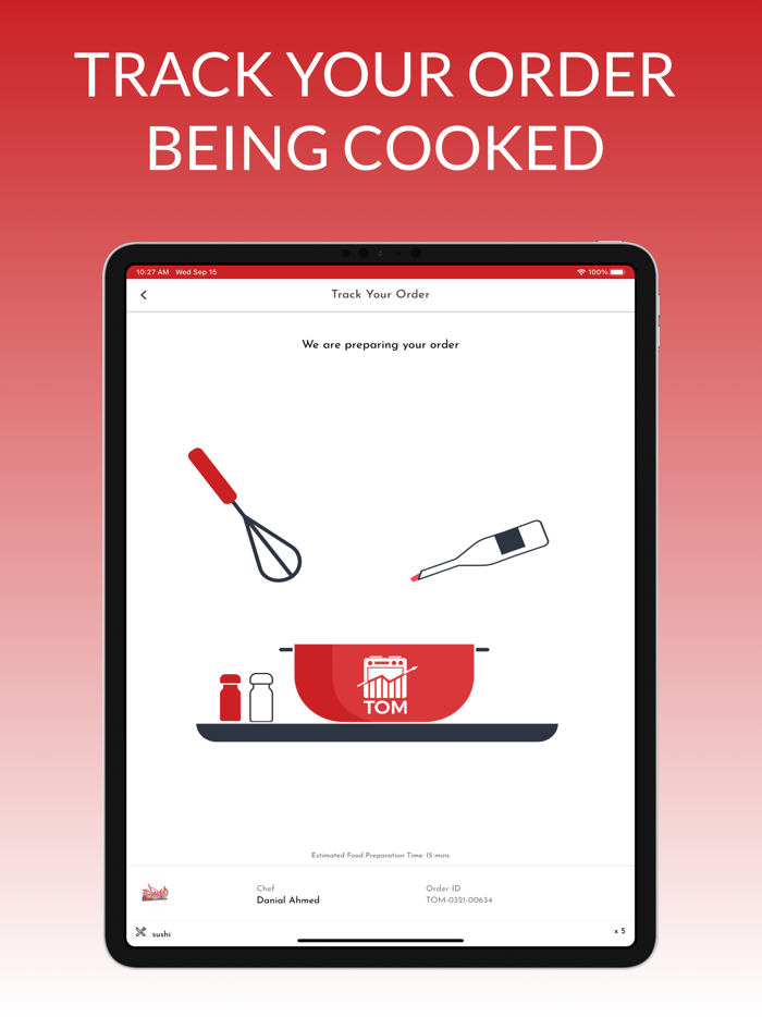 TOM Fresh Home Made Food App