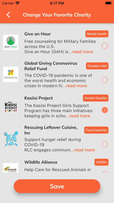 Gratis Foundation Screenshot
