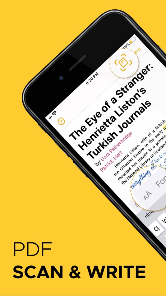 #1. Live Text Scanner - PDF Writer (iOS) Podle: Warif Rishi